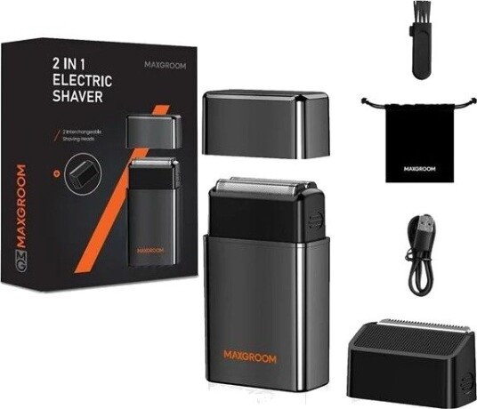 MAXGROOM Barbermaskin ZG-F5580 2-in-1 Electric Shaver Black MAXGROOM Barbermaskin ZG-F5580 2-in-1 Electric Shaver Black