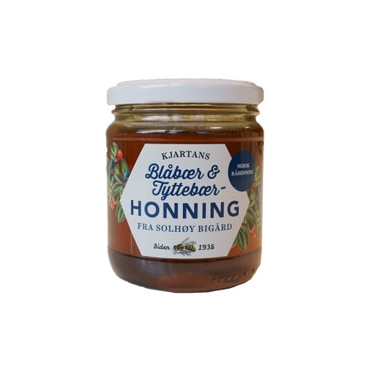 Kjartans blåbær og tyttebærhonning 350 g