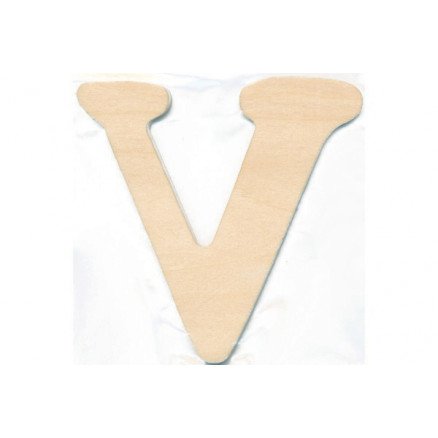 Craft Line Trebokstav V 10x0,4cm 1 stk