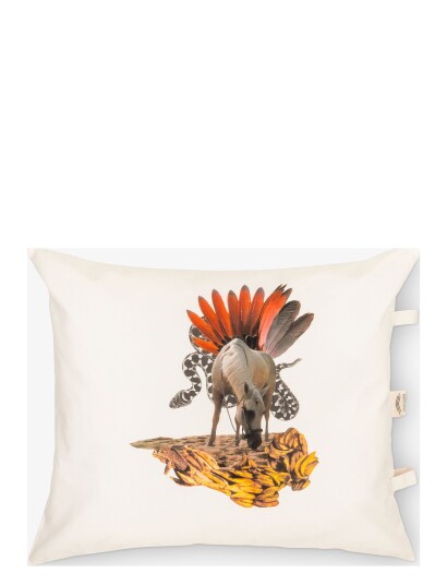 Marooms Nature Cushion Case - White - 86X70CM