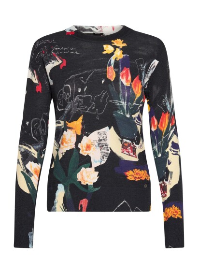 Desigual Jers_Nantes_Lacroix 1001 Crudo M Black XS Desigual Jers_Nantes_Lacroix 1001 Crudo M Black XS