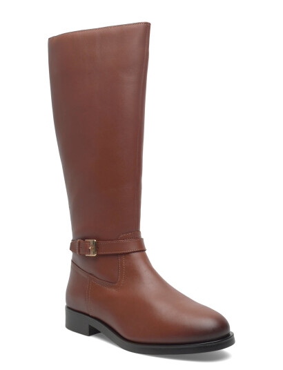 Tommy Hilfiger Th Buckle Riding Lthr Long Boot - Brown - 38 Tommy Hilfiger Th Buckle Riding Lthr Long Boot - Brown - 38