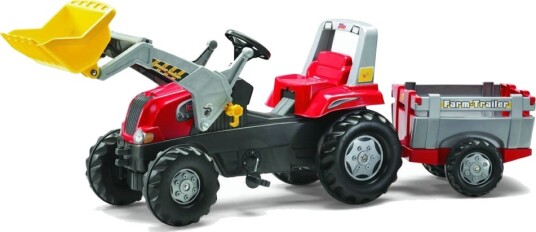 Rolly Toys RollyJunior Traktor med Skuff og Henger