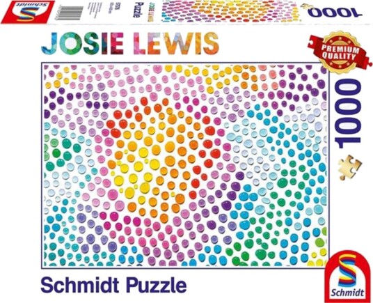 Schmidt Puzzles Puslespill 1000 Brikker Fargerike Såpebobler