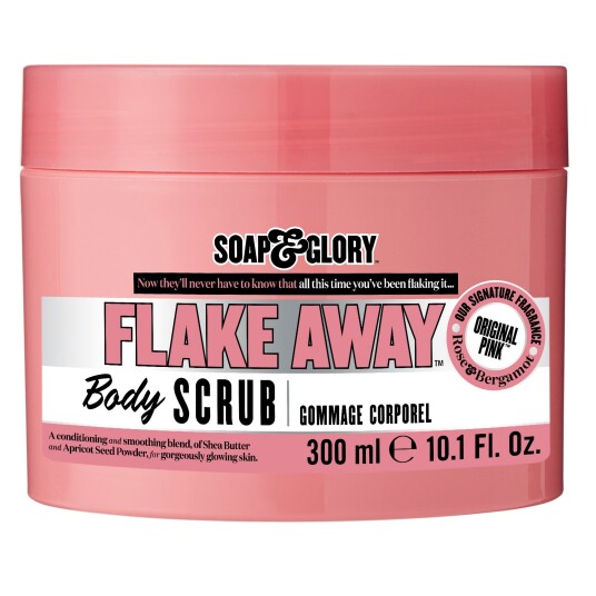 Soap & Glory Flake Away Body Scrub for Exfoliation and Smoother Skin 300 ml Soap & Glory Flake Away Body Scrub for Exfoliation and Smoother Skin 300 ml