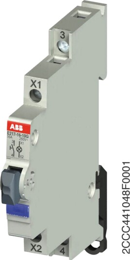 Abb Trykknapp 2Cca703250R0001 1-Polet, Brun
