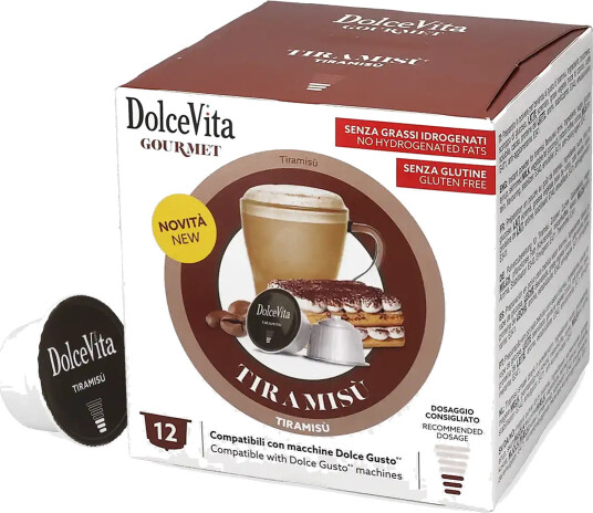 Dolce Vita | Tiramisu 12 kapsler til Dolce Gusto