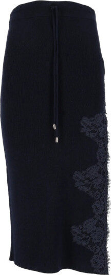 Ermanno Scervino Dame Skjørt Blå XS, Ermanno Scervino Dame Skjørt Blå XS,
