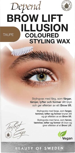 Depend Brow Lift Illusion Coloured Styling Wax Taupe 5g