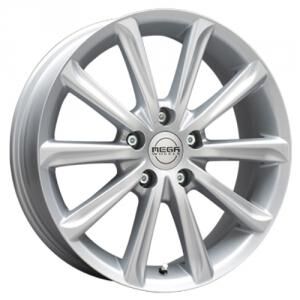 Mega Wheels Virgo Silver 5.0x13 4/100 ET35 B73.2