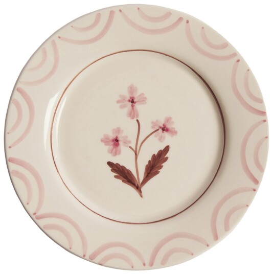 Pick A Poppy Cottage Flower Tallerken 28 cm Light Pink