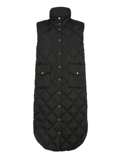 FREE/QUENT Fqolga Waistcoat Black M FREE/QUENT Fqolga Waistcoat Black M