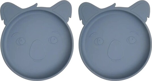 Nuuroo Akila Silicone Plate 2 Pack Koala   Blue   