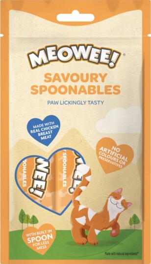 Meowee! Meowee! Meowee Savoury Spoonables Kylling 112 G