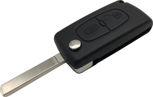INF Bilnøkkeldeksel til Peugeot / Citroen 2 knapper