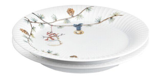 Kähler Hammershøi Christmas tallerken 22 cm 2 stk