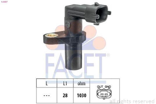 Impulsgiver veivaksel FACET 9.0697