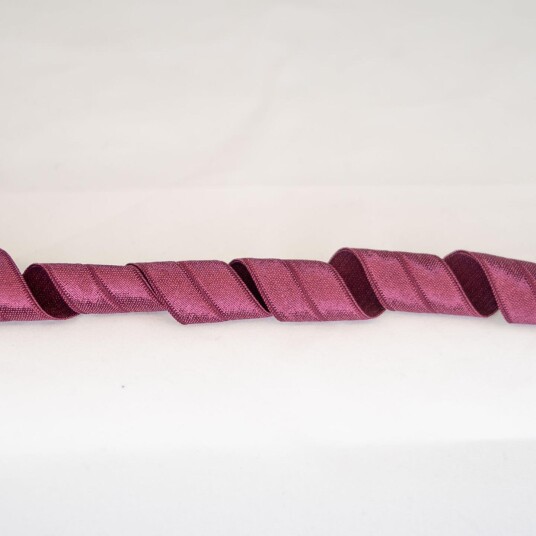 Foldeelastikk Bordeaux, 19mm bred