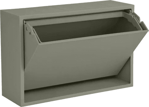 ReCollector - Small Wall storage / Bathroom bin - Oak Green ReCollector - Small Wall storage / Bathroom bin - Oak Green