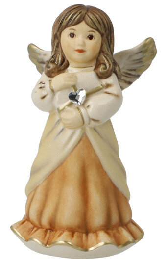Goebel Champagne engel Letter to Baby Jesus med Swarovski®-krystall 8,5 cm