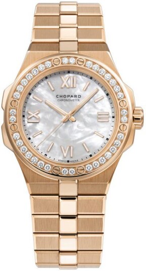 Chopard Dameklokke 295370 5002 Alpine Eagle Hvit/18 karat rosé gull