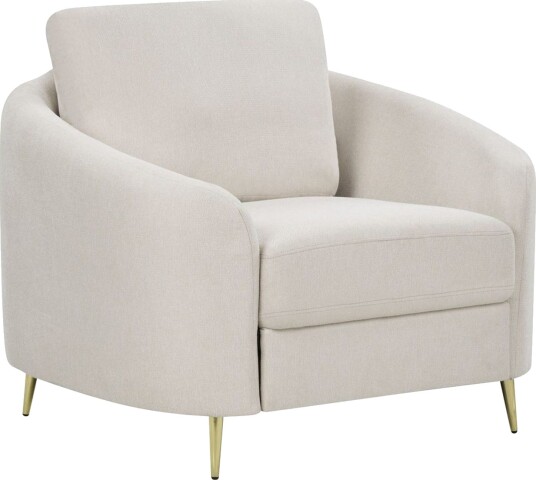 Lenestol Trosa - Beige, gull