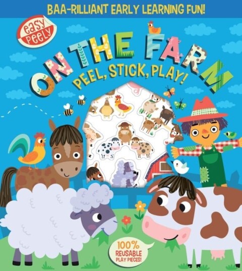 Easy Peely On the Farm Peel Stick Play!