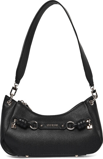 GUESS Camelia Shoulder Bag   Black   ONE SIZE