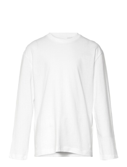 Enkel Studio Basic O Neck Tee L/S White 128