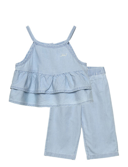Levi"s Lvg Tiered Tank & Pant Set Blue 80 Levi"s Lvg Tiered Tank & Pant Set Blue 80