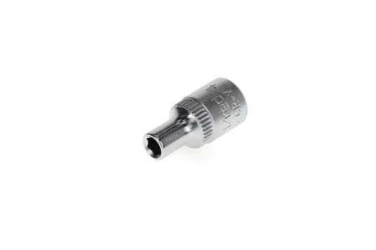 Gedore R41000403, Stikkontakt, 1/4", Metrisk, 1 Hoder, 4 Mm, Kromvanadiumstål Gedore R41000403, Stikkontakt, 1/4", Metrisk, 1 Hoder, 4 Mm, Kromvanadiumstål