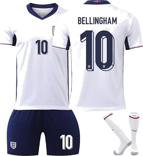 England UEFA Europa League hjemmedrakt nr. 10 Bellingham ny sesong nyeste fotballdrakt for voksne og barn - WELLNE