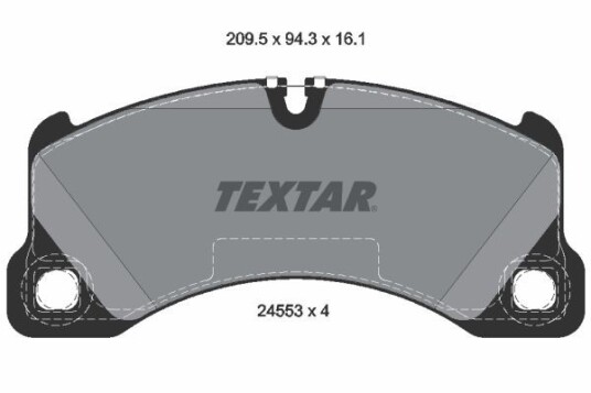 Bremseklosser TEXTAR 2455301