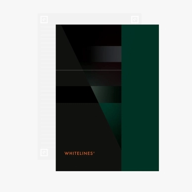 Whitelines Linjert B5 Svart Whitelines Linjert B5 Svart
