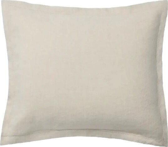 Garbo&Friends Hemstitched Linen Pillowcase 50X70 Cm Linen Cream 50X60CM
