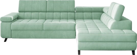 Amshyttan Sofa med Sjeselong 3 seter Grønn