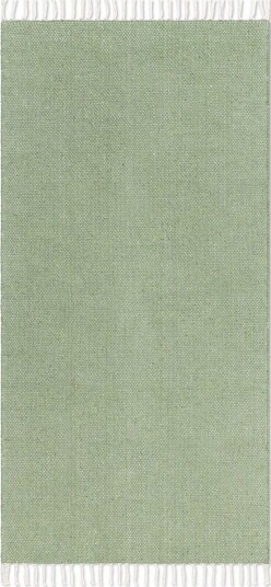 Garnteppe Line - 75x220 cm, Grønn