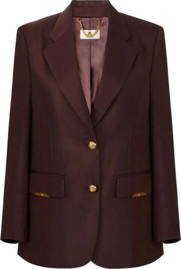 Elisabetta Franchi Dame Jakker Brun XS, Elisabetta Franchi Dame Jakker Brun XS,