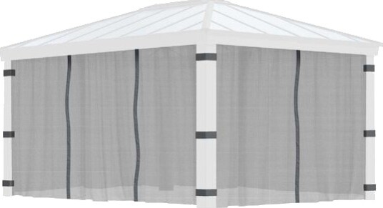 Canopia by Palram   Gazebo Dallas   Netting 360 x 483 cm   4Pk 706599