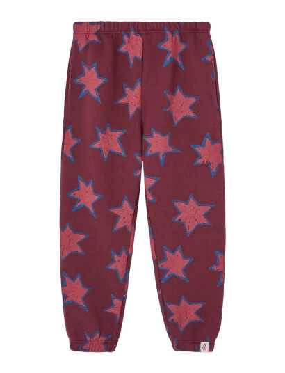 THE ANIMALS OBSERVATORY Stars Dromedary Sweatpants Burgundy 6 Y