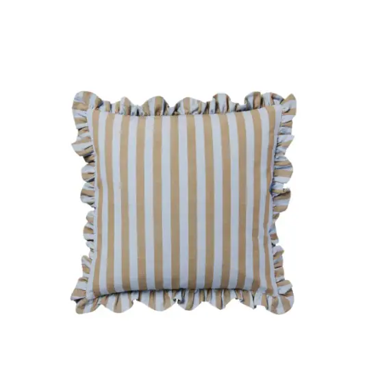 Broste Copenhagen Ina putetrekk Dusty blue brown kelp 50x50 cm Broste Copenhagen Ina putetrekk Dusty blue brown kelp 50x50 cm