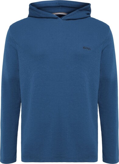 BOSS Waffle Ls Shirt H. TURQUOISE/AQUA XL