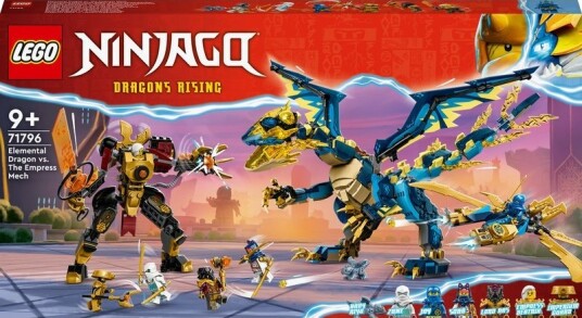 Lego Ninjago Elementdrage Mot Keiserinneroboten 71796 Lego Ninjago Elementdrage Mot Keiserinneroboten 71796