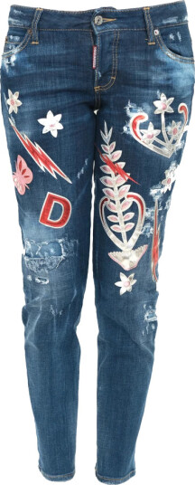 Dsquared2 Dame Jeans Blå M,