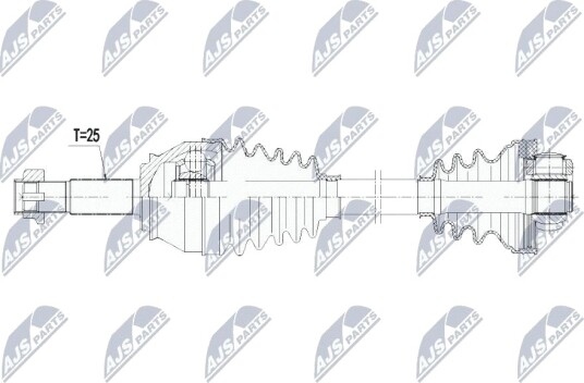 Nty Drivaksel NTY NPW FT 023
