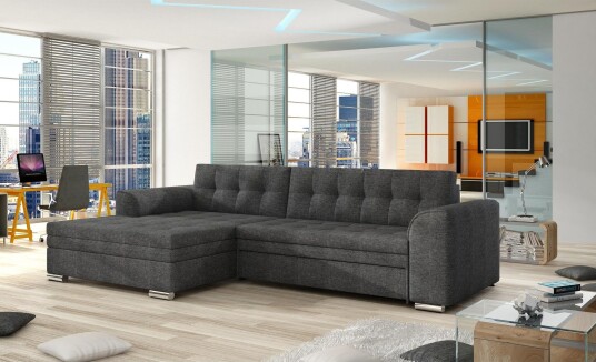 Amerikana Hjørnesovesofa med Divan Grå