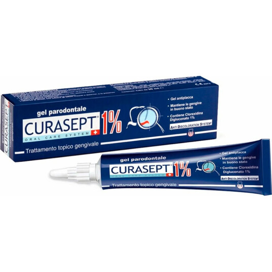 Klorheksedin tanngel 1 % CURASEPT ADS 310 Periodontal 30 ml. Klorheksedin tanngel 1 % CURASEPT ADS 310 Periodontal 30 ml.