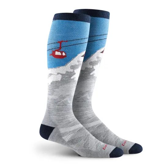 Darn Tough Heady Yeti Otc Midweight With Cushion, Gray, LARGE Darn Tough Heady Yeti Otc Midweight With Cushion, Gray, LARGE