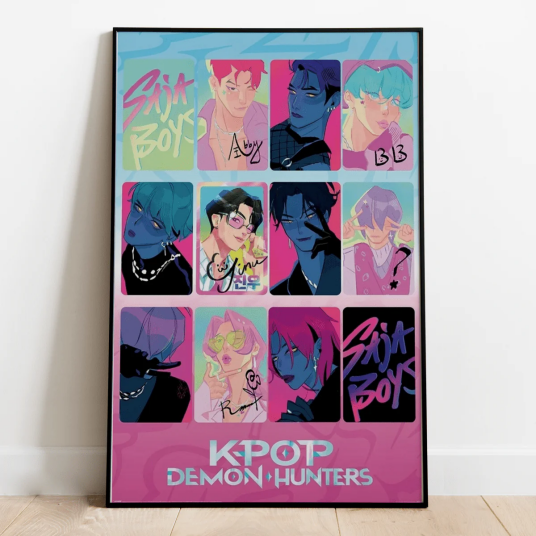 K Pop Demon Hunters K POP Demon Hunters Plakat Light And Dark  91,5 x 61 cm 45286471565485