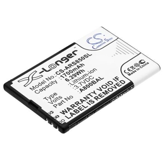 Aligator A850 batteri (1700 mAh 3.7 V)